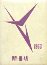 Wyanet High School 1963 yearbook cover photo