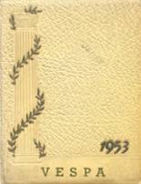 New Athens High School 1953 yearbook cover photo