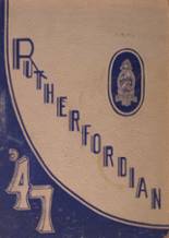 Rutherford High School 1947 yearbook cover photo