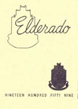 Elder High School 1959 yearbook cover photo