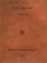 Arcanum High School 1936 yearbook cover photo