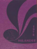 Hiland High School 1974 yearbook cover photo