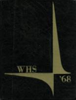 Washington High School 1968 yearbook cover photo