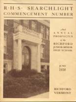 Richford Junior - Senior High School 1938 yearbook cover photo