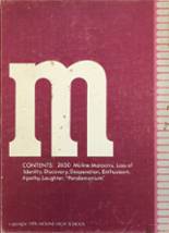 Moline High School 1974 yearbook cover photo