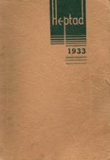 Klamath Union High School 1933 yearbook cover photo
