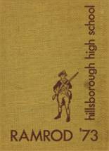 Hillsborough High School 1973 yearbook cover photo