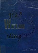 Whiteland Community High School 1995 yearbook cover photo