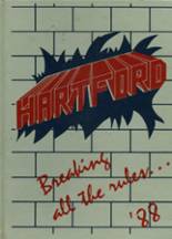 Hartford High School 1988 yearbook cover photo