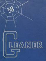 Reedsburg High School 1958 yearbook cover photo