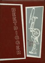 Jordan High School 1957 yearbook cover photo