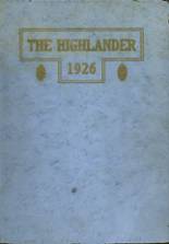 1926 Highland Park High School Yearbook from Topeka, Kansas cover image