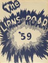 Lyons High School 1959 yearbook cover photo