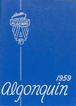 Algonac High School 1959 yearbook cover photo