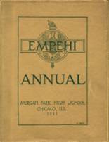Morgan Park High School 1932 yearbook cover photo