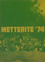 Metter High School 1974 yearbook cover photo