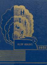 Comstock High School 1951 yearbook cover photo