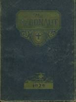 Langley High School 1929 yearbook cover photo