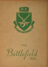 Battlefield Park High School 1951 yearbook cover photo