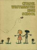 Westminster High School 1973 yearbook cover photo