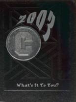 Catalina High School 2003 yearbook cover photo