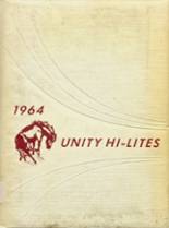 Unity High School 1964 yearbook cover photo
