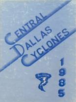 Central Dallas High School 1985 yearbook cover photo