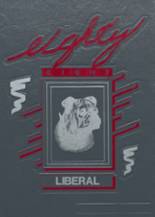 Liberal High School 1988 yearbook cover photo