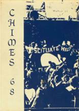 Scituate High School 1968 yearbook cover photo