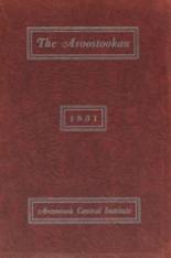 Aroostook Central Institute High School 1931 yearbook cover photo