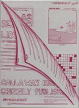 Callaway High School 1986 yearbook cover photo