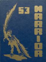 Utica High School 1953 yearbook cover photo