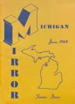 Michigan School for the Deaf 1968 yearbook cover photo