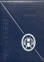 Harrodsburg High School 1962 yearbook cover photo