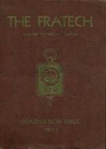 Newark Vocational Technical School 1932 yearbook cover photo