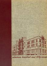 St. Louis University High School 1957 yearbook cover photo