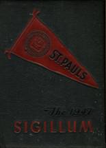 St. Paul's High School 1947 yearbook cover photo