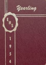 Edwardsburg High School 1954 yearbook cover photo