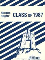 Abington Heights High School 1987 yearbook cover photo