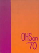 Oneonta High School 1970 yearbook cover photo