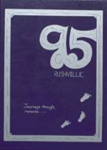 Rushville High School 1995 yearbook cover photo