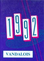 Vandalia Community High School 1992 yearbook cover photo