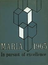 Maria High School 1965 yearbook cover photo