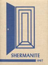 Sherman Central High School 1967 yearbook cover photo