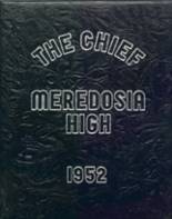 1952 Meredosia Chambersburg High School Yearbook from Meredosia, Illinois cover image