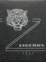 Liberty Center High School 1957 yearbook cover photo