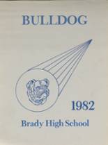 Brady High School 1982 yearbook cover photo