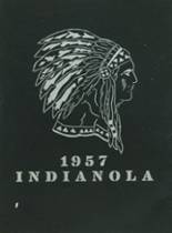 Iola High School 1957 yearbook cover photo