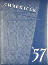 Lyman Hall High School 1957 yearbook cover photo