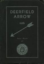 Deerfield High School 1936 yearbook cover photo